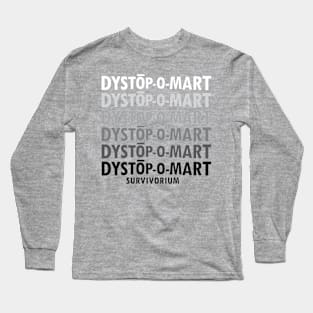 Dystopomart Survivorium Repeating Logo Long Sleeve T-Shirt